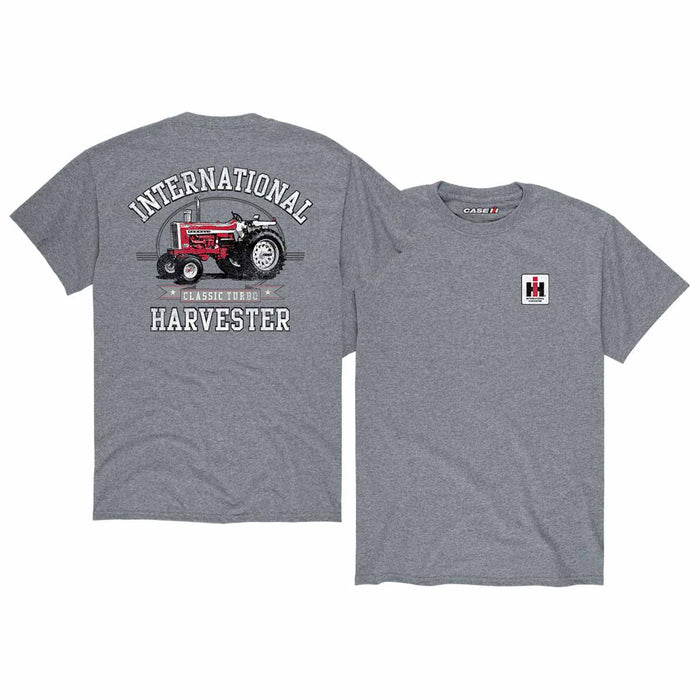 International Harvester Classic Turbo Heather Gray Short Sleeve T-Shirt
