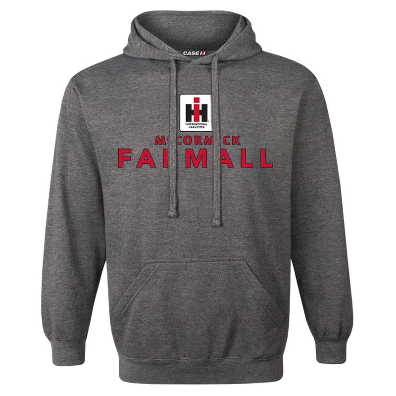 IH McCormick Farmall Heather Charcoal Hooded Sweatshirt