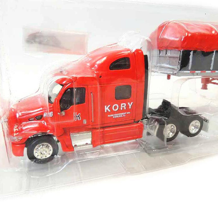 1/64 Peterbilt 387 with Covered Wagon Trailer, Kory Farm Equipment