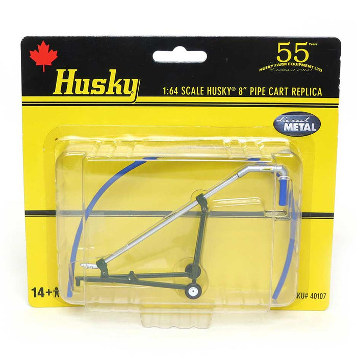 1/64 Metal Husky Pipe Cart with Rubber Tires