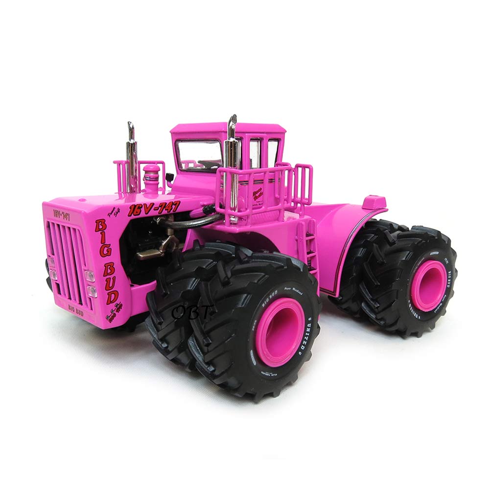 Pink Chase Unit ~ 1/64 Big Bud 747 Silver Series 1100 HP Tractor