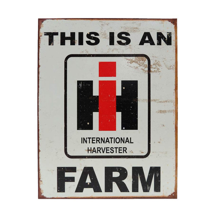 12x16 IH This is an IH Farm Tin Sign
