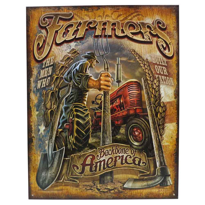 Farmers Backbone of America, Farmall Tin Sign