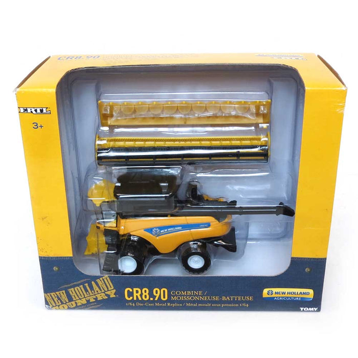 1/64 New Holland CR8.90 Combine with 2 Headers