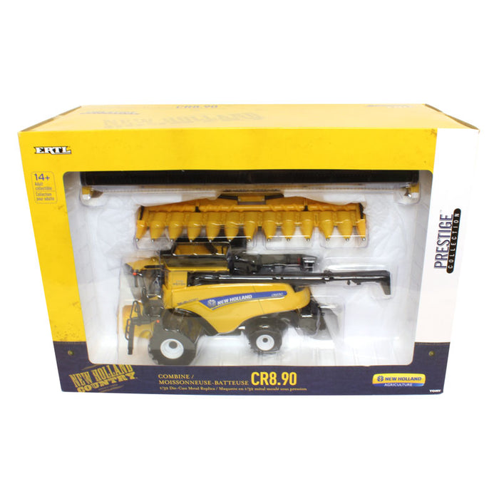 1/32 New Holland CR8.90 Combine with 2 Heads, ERTL Prestige Collection