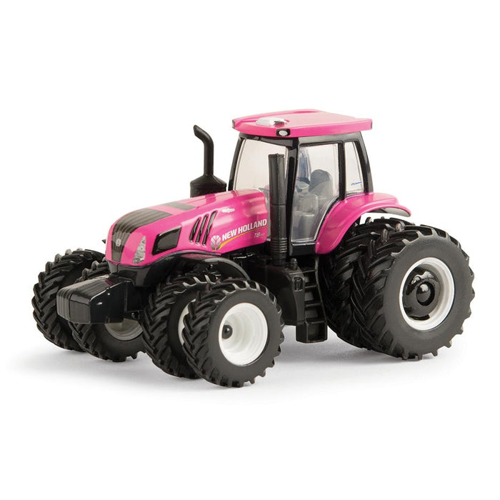(B&D) 1/64th New Holland PINK T8.410 with Duals all Around - Damaged Box