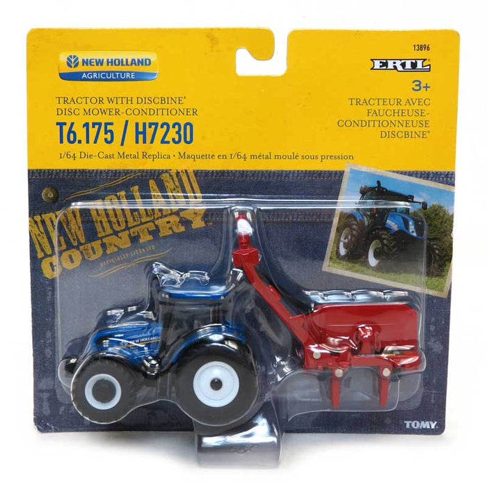 1/64 New Holland T6.175 MFD with H7230 Discbine