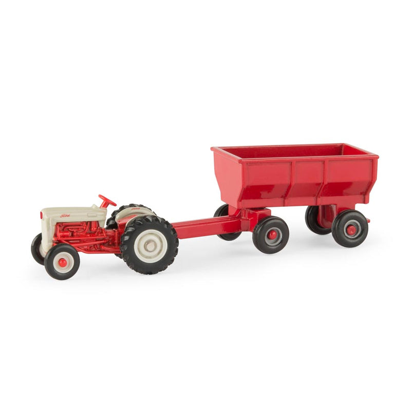 1/64 Ford Golden Jubilee Tractor with Flare Box Wagon by ERTL