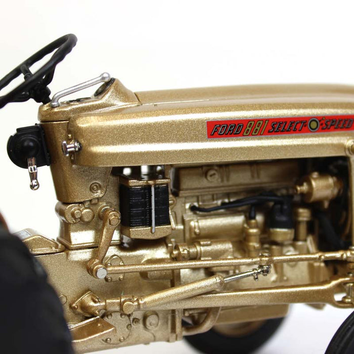 1/16 Ford 881 Gold Demonstrator, 25th Anniversary National Farm Toy Museum