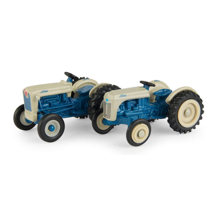 1/64 Ford 8N & Jubilee Blue/Gray Tractors, 2 Piece Set