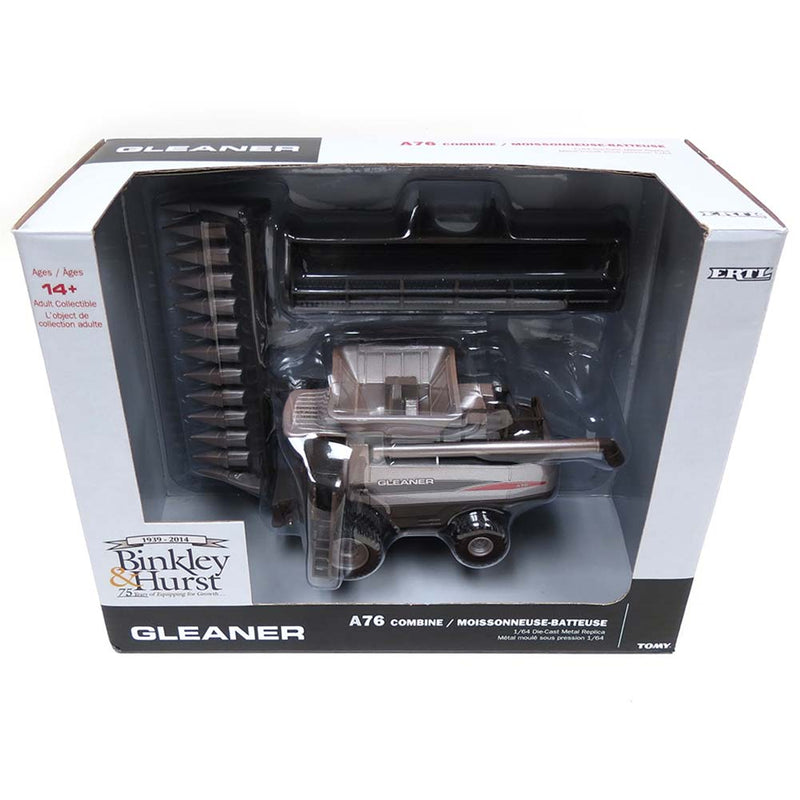 Dusty Version ~ 1/64 Gleaner A76 Combine, Binkley & Hurst 75th Anniversary Edition by ERTL