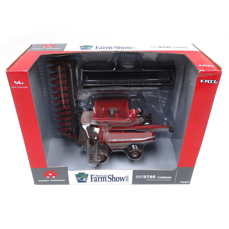 Dusty Version ~ 1/64 Massey Ferguson 9795 Combine, 2015 PA Farm Show by ERTL