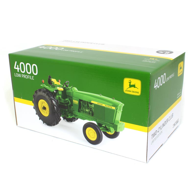 1/16 John Deere 4000 Low-Profile Tractor by ERTL, Limited Edition 2018 Two Cylinder Club Show