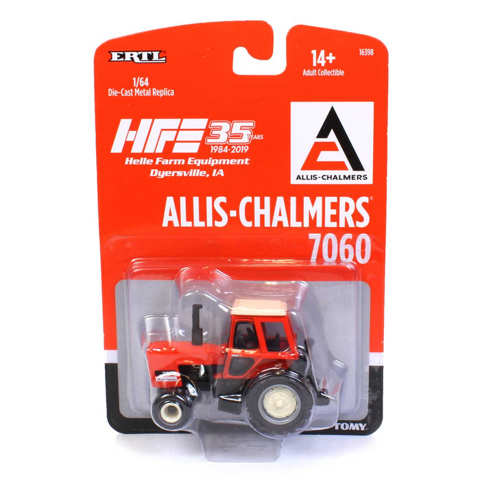 1/64 Allis Chalmers 7060 with Cab & Diamond Tread Tires, Helle Farm Equipment 35 Years