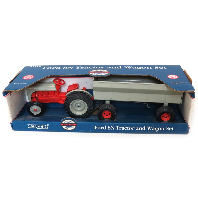 1/16 Ford 8N Wide with Wagon, Made in the USA by ERTL