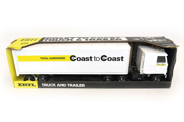 1/25 Coast to Coast Total Hardware Steel Semi Box Truck & Trailer by ERTL