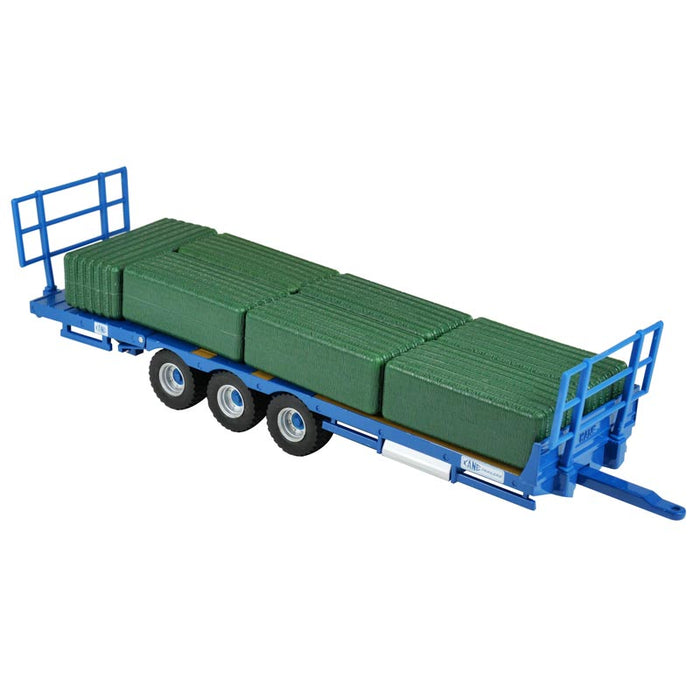 1/32 Kane Die Cast Large Bale Trailer with 7 Bales
