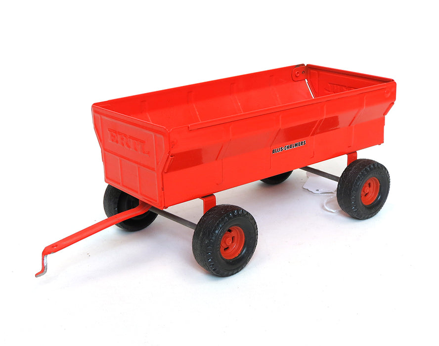 (B&D) 1/16 Orange Allis-Chalmers Steel Flarebox Wagon by ERTL - No Box Image