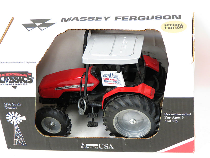 1/16 Massey Ferguson 4355 Tractor with Cab and FWA by Scale Models, 2002 New Product Launch Edition