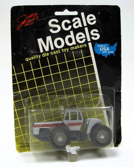 1/64 White 4-270 Red Stripe 4WD with Duals by Scale Models