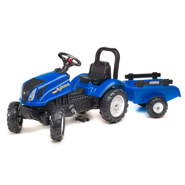 New Holland T6 Pedal Tractor with Trailer by Falk