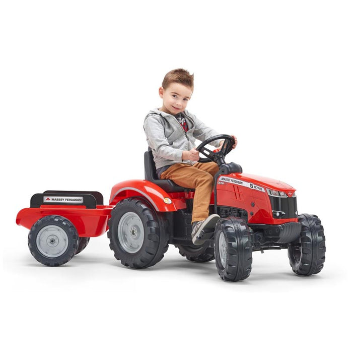 Massey Ferguson 8740S Pedal Tractor with Trailer by Falk