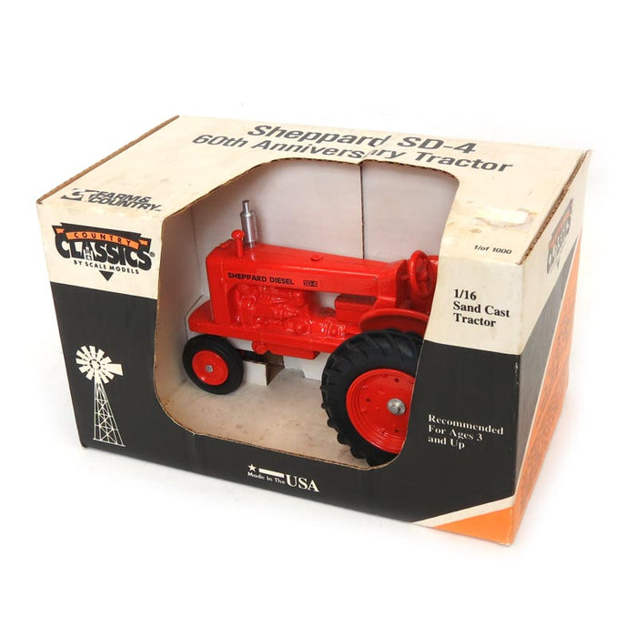 1/16 Sheppard SD-4 Diesel Narrow Front Tractor, 60th Anniversary Edition