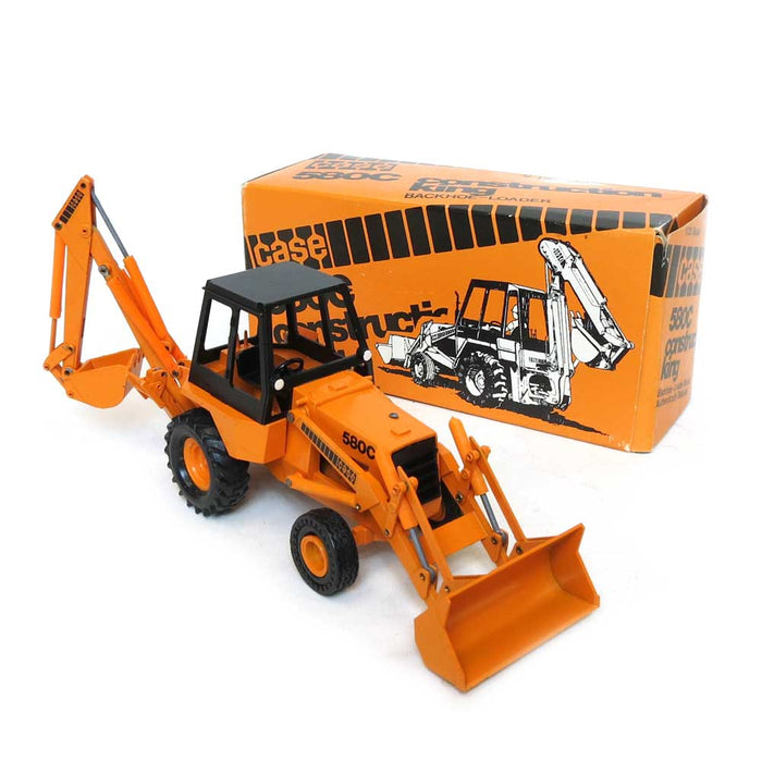 (B&D) 1/35 Case 580C Construction King Backhoe by Gescha - No Box, Damaged Item