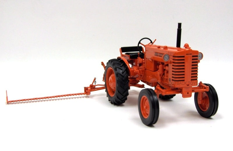 1/16 High Detail John Deere MI Orange Tractor with Sickle Bar Mower