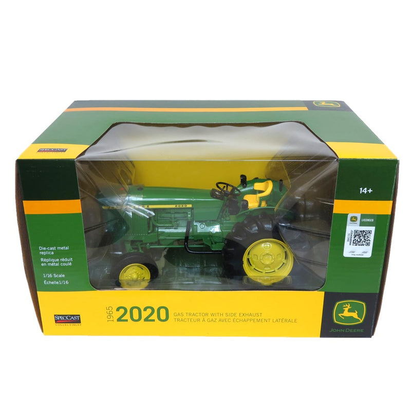 1/16 1965 John Deere 2020 Low Utility Gas Tractor with Side Exhaust by SpecCast