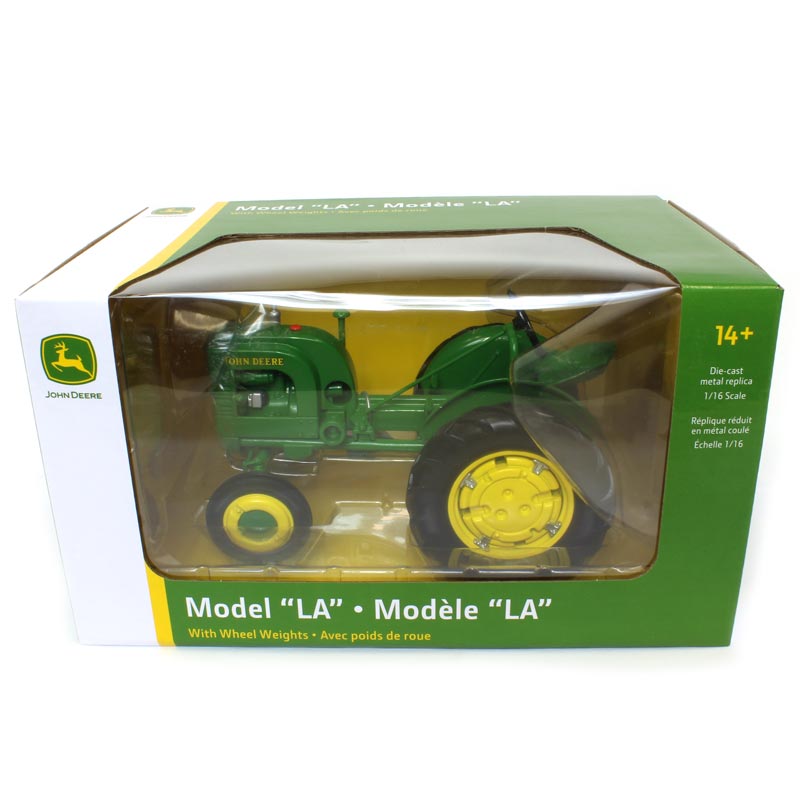 1/16 John Deere LA Tractor with Wheel Weights by SpecCast
