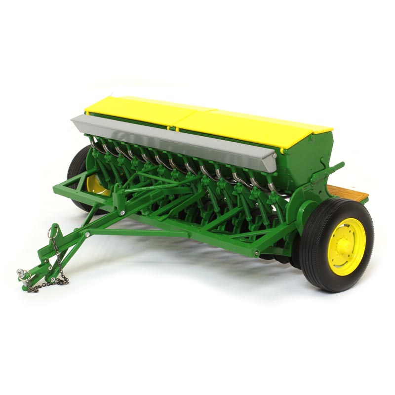 1/16 John Deere Model FB Grain Drill with Yellow Hopper Lids by SpecCast