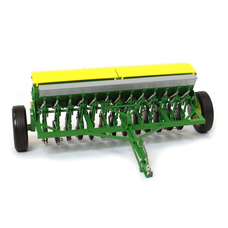 1/16 John Deere Model FB Grain Drill with Yellow Hopper Lids by SpecCast