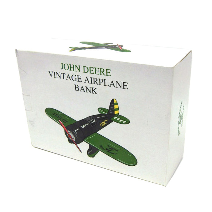 1992 John Deere Travel Air Model R Die-cast Airplane Bank