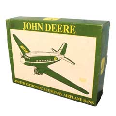 Limited Edition John Deere DC-3 Airplane Bank 1994 by SpecCast
