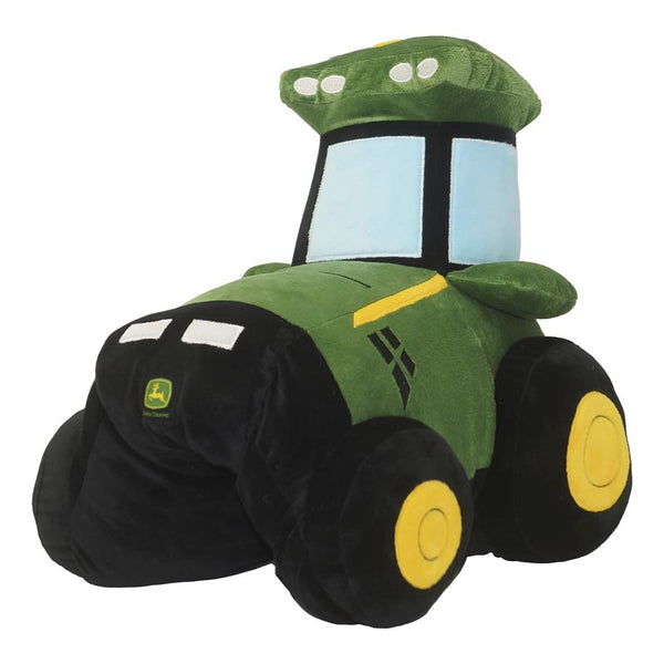 John Deere Plush Sherpa Tractor Pillow — Outback Toys