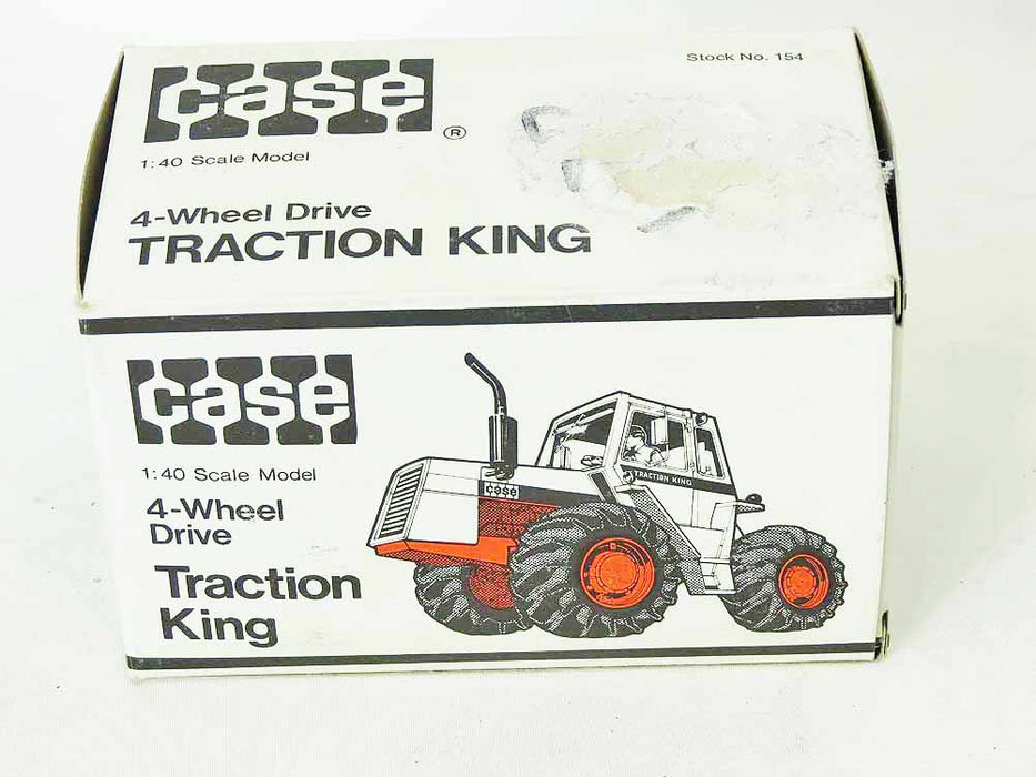 (B&D) 1/40 Case Traction King 4WD Tractor by NZG, West Germany - Broken Muffler
