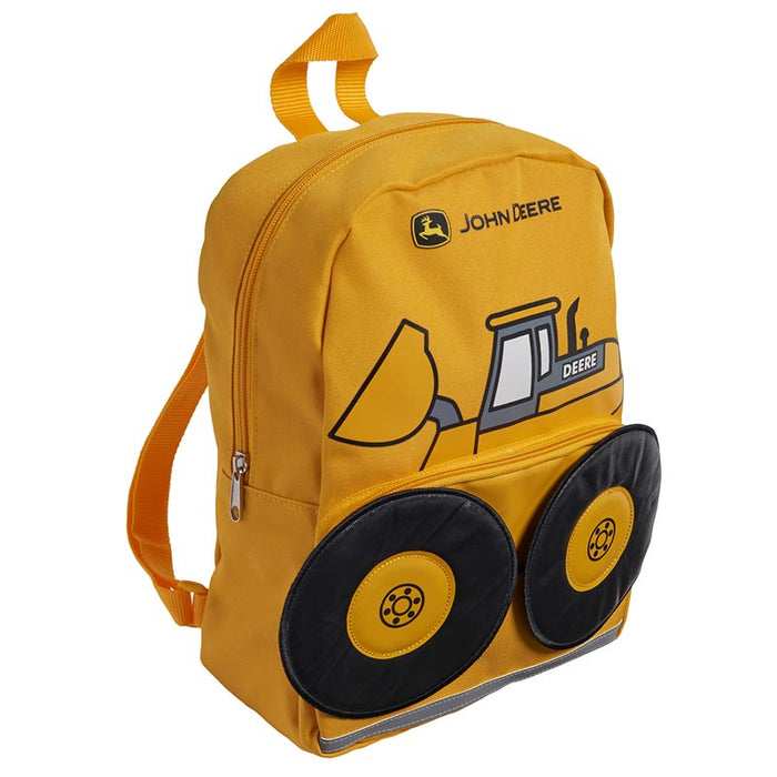 Toddler John Deere Bulldozer Construction Yellow Backpack