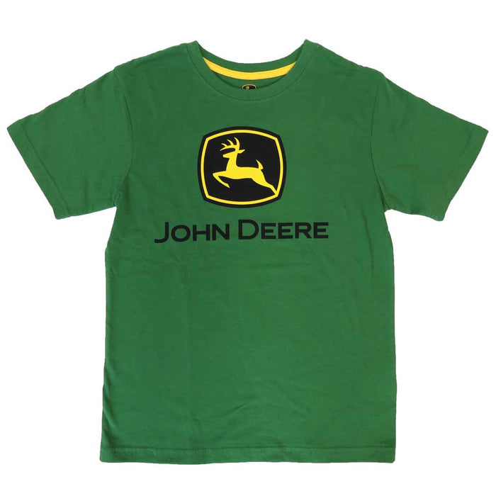 John Deere Youth Green Trademark Short Sleeve Shirt