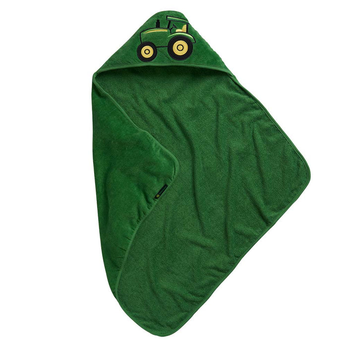 John Deere Infant Tractor Hooded Bath Towel