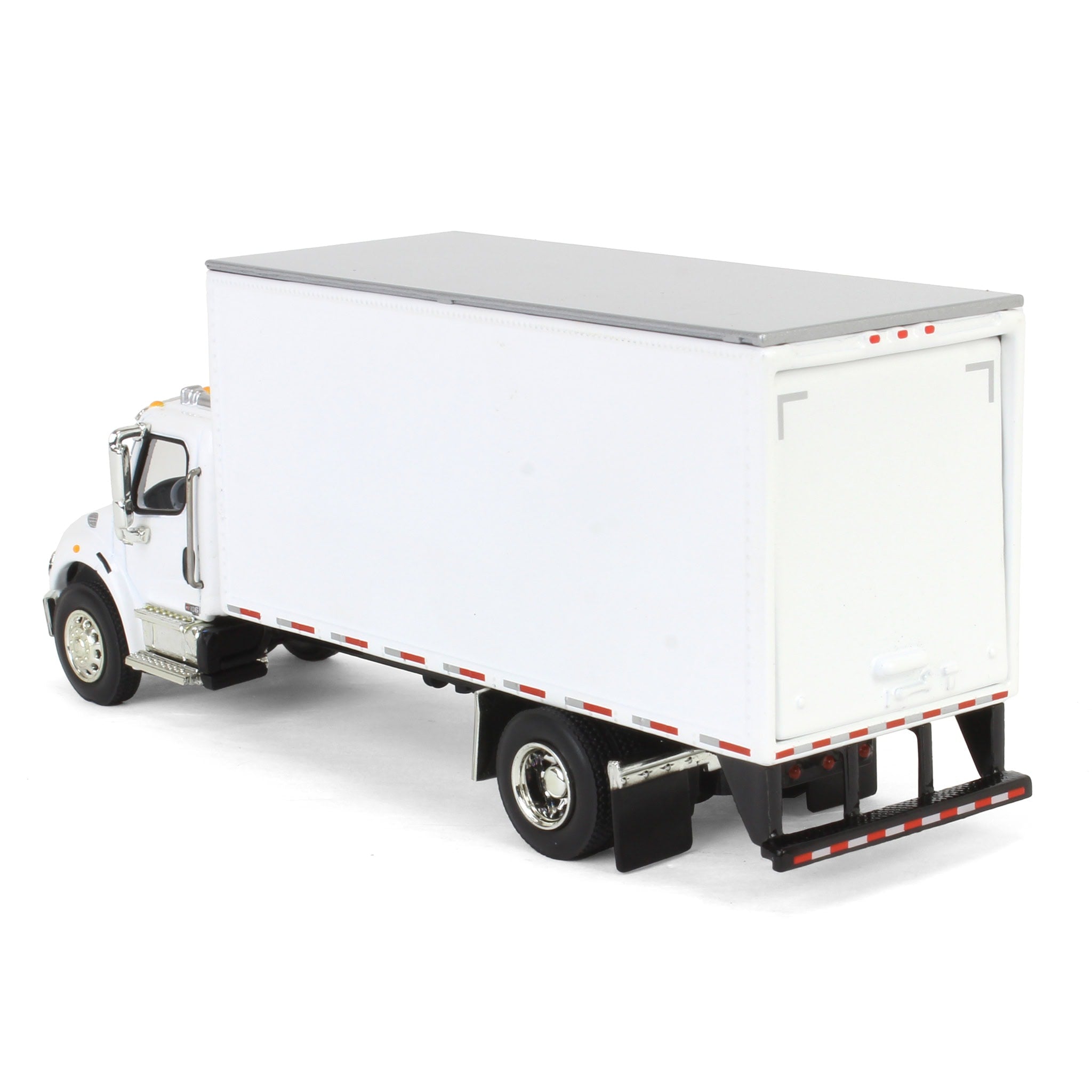 1/64 Freightliner M2 Van Box Truck, Blank White — Outback Toys