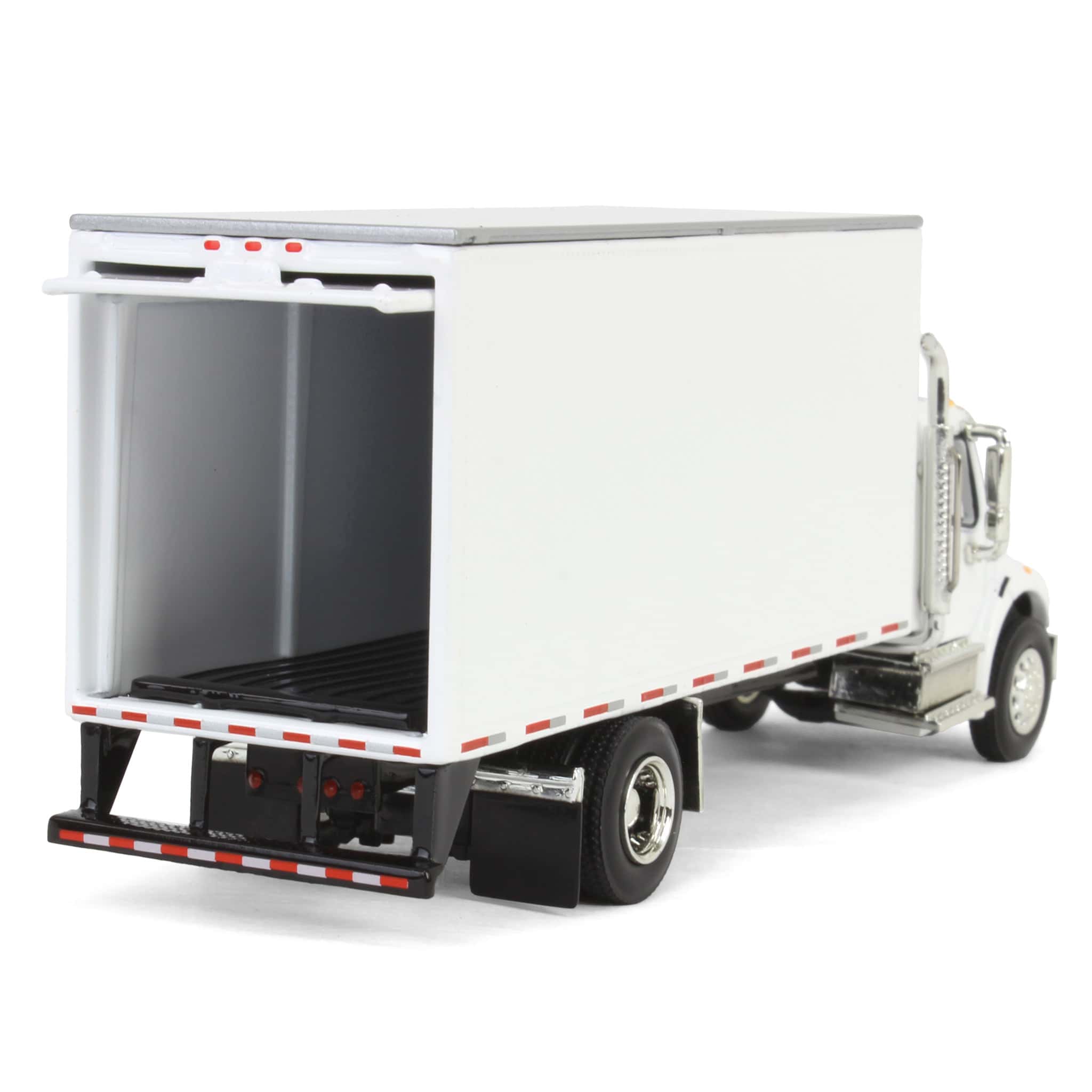 1/64 Freightliner M2 Van Box Truck, Blank White — Outback Toys