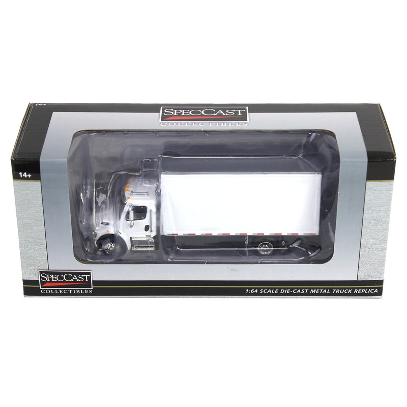 1/64 Freightliner M2 Van Box Truck, Blank White