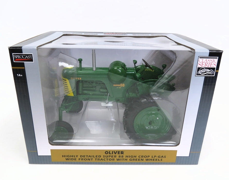 1/16 High Detail Oliver Super 88 High Crop LP-Gas w/ Green Wheels