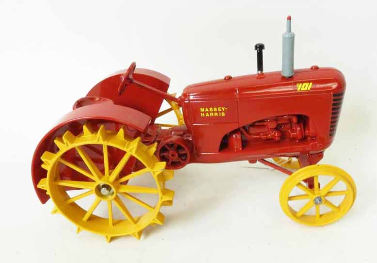 (B&D) 1/16 Massey Harris 101 on Steel Wheels by SpecCast - Displayed, Paint Chips