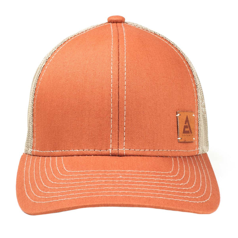 Allis Chalmers Logo Burnt Orange Mesh Back Hat