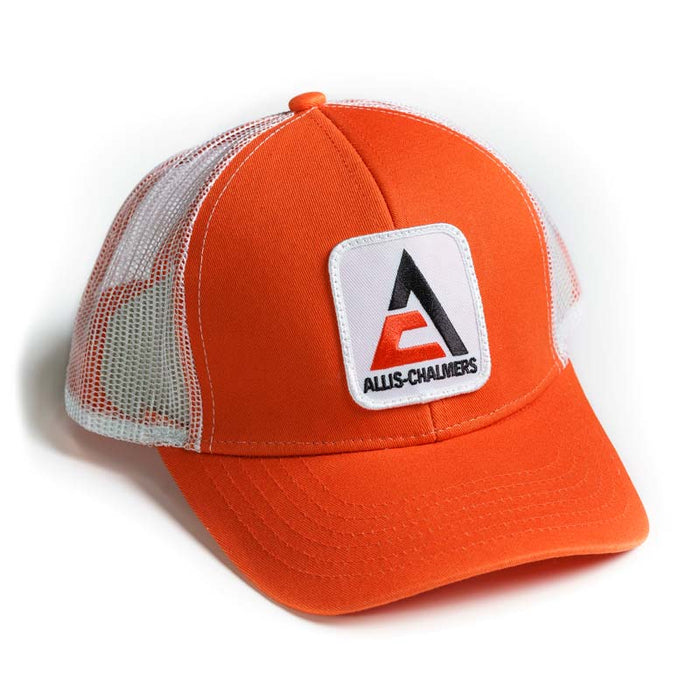 Modern Allis Chalmers Logo White Mesh Back Hat