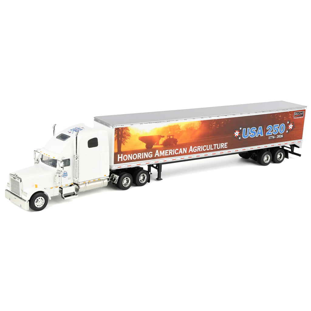 1/64 Freightliner Classic XL Semi Truck with Honoring American