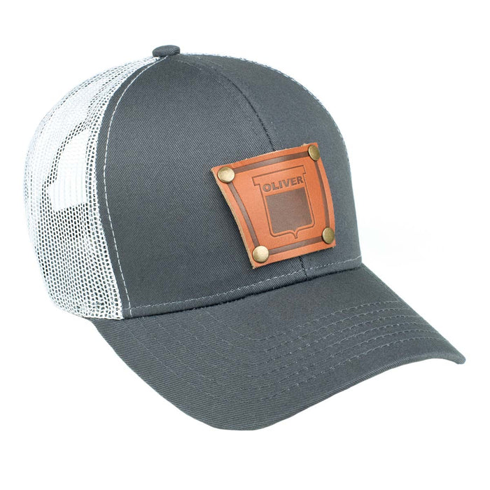 Keystone Oliver Riveted Logo Gray Mesh Back Cap