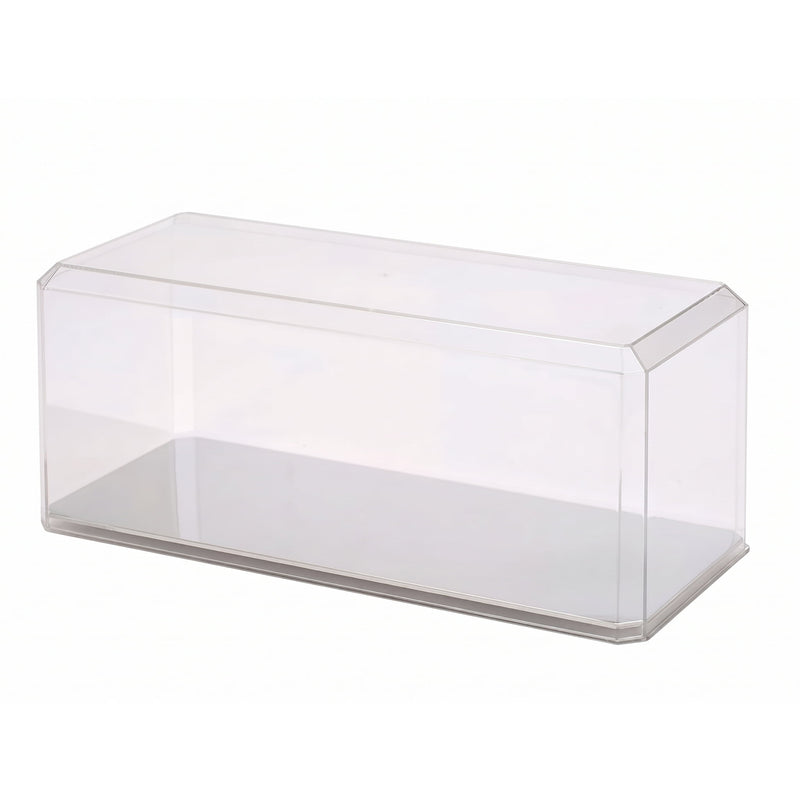 Clear Acrylic Display Case with Mirrored Base 13 x 5.5 x 5 Inch